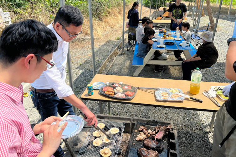 中四国支部会「バーベキュー大会」の様子