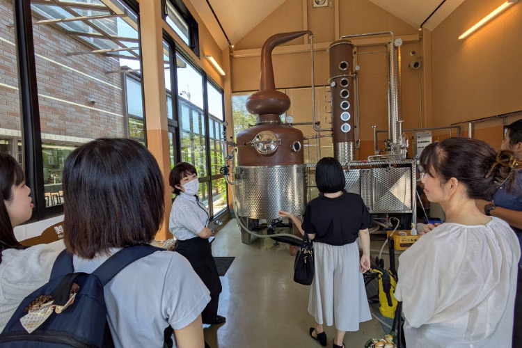 中四国支部交流会：宮下酒造見学の様子
