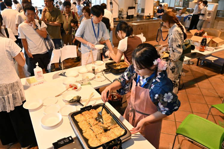 お好み焼きコーナーの写真